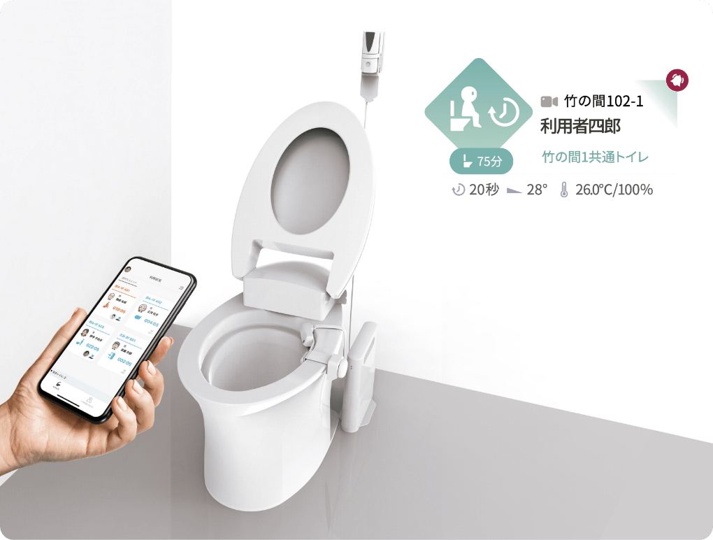 トイレの見守りを自動化